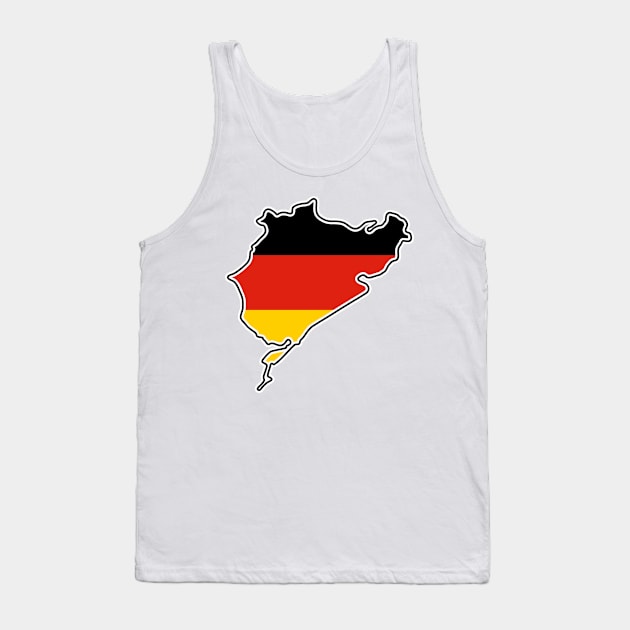 Nürburgring - Combined Circuit [flag] Tank Top by sednoid